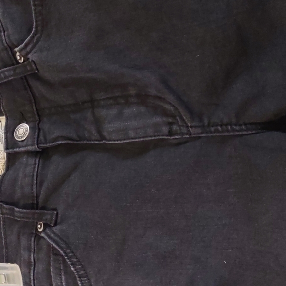 Free People NWT  busted knees skinny  leg jeans in Washed Black - Picture 8 of 10